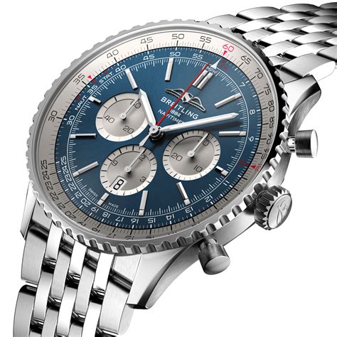 breitling navitimer b01 chronograph 46 blau|breitling navitimer b01 chrono 46.